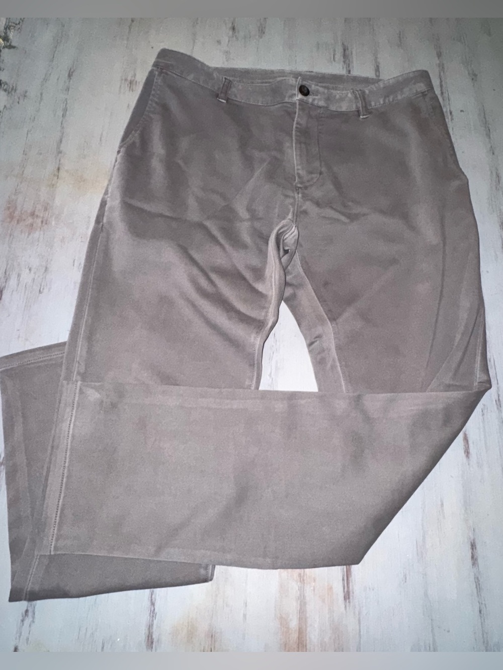 Faherty Men’s Stretch Terry 5-Pocket Pants Gray 35x30